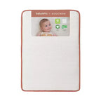 Babyletto x Avocado Organic Mini Crib Mattress - White: Medium Firm, Breathable, Memory Foam, 23 lbs