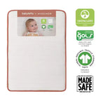 Matelas pour lit de bébé Babyletto x Avocado Organic Mini - Blanc : Fermeté moyenne, respirant, mousse à mémoire de forme, 10,4 kg