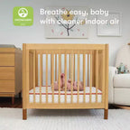 Matelas pour lit de bébé Babyletto x Avocado Organic Mini - Blanc : Fermeté moyenne, respirant, mousse à mémoire de forme, 10,4 kg
