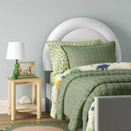 Tête de lit jumeau en velours Luxe ivoire - Pillowfort™