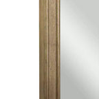 Flash Furniture Efie Grand miroir mural avec cadre en bois massif pour salle de bain, entrée, salle à manger et salon