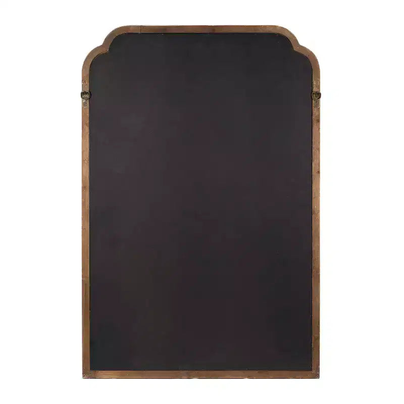 Flash Furniture Efie Grand miroir mural avec cadre en bois massif pour salle de bain, entrée, salle à manger et salon