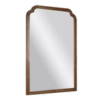 Flash Furniture Efie Grand miroir mural avec cadre en bois massif pour salle de bain, entrée, salle à manger et salon
