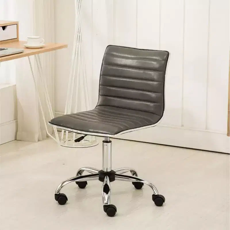 Chaise de Bureau Fremo Chromel Réglable à Vérin Pneumatique, Grise