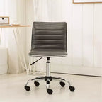 Chaise de Bureau Fremo Chromel Réglable à Vérin Pneumatique, Grise