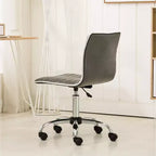 Chaise de Bureau Fremo Chromel Réglable à Vérin Pneumatique, Grise