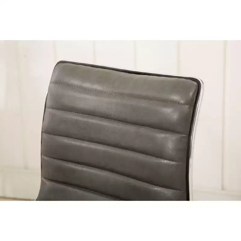 Chaise de Bureau Fremo Chromel Réglable à Vérin Pneumatique, Grise