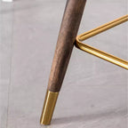 Tabourets de bar rembourrés en tissu Roundhill Furniture Leland, hauteur comptoir, dossier haut, gris, lot de 2