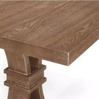 Ensemble de salle à manger extensible 7 pièces en bois rembourré style ferme Christopher Knight Home Fernleaf