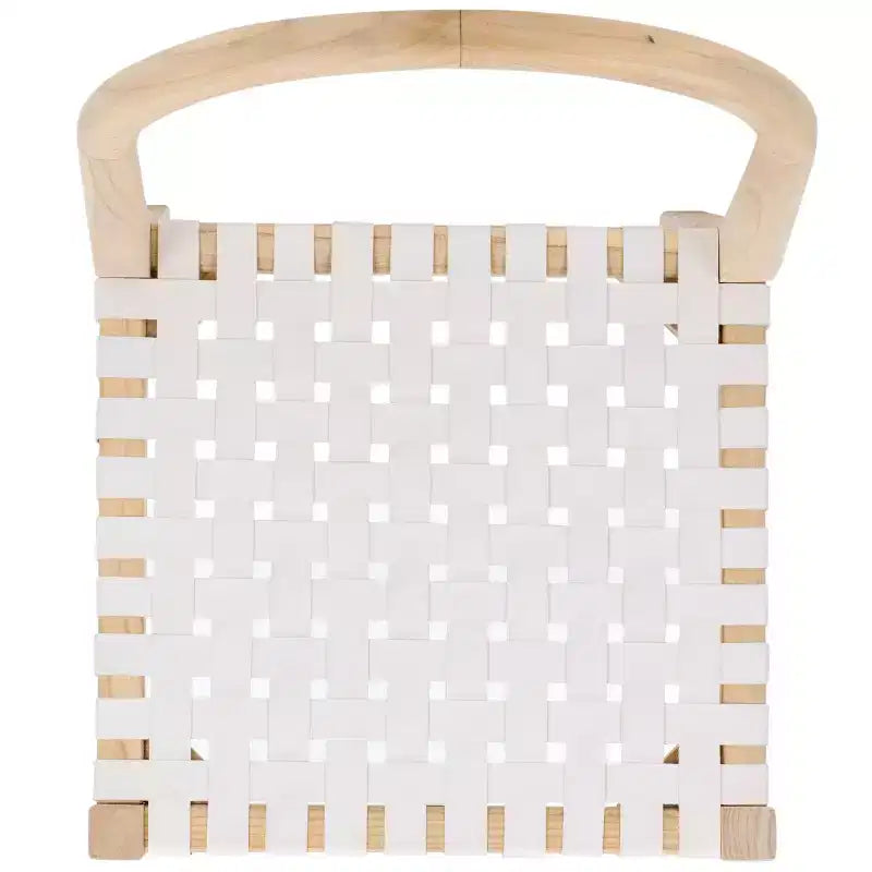 Chaise de salle à manger Kinzee - DCH1211 - Blanc/Naturel - Safavieh