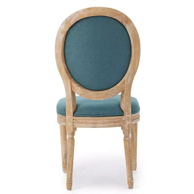 Chaises de salle à manger capitonnées GDFStudio Karter de style campagnard (lot de 2)