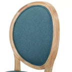Chaises de salle à manger capitonnées GDFStudio Karter de style campagnard (lot de 2)