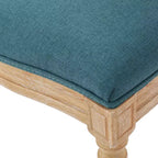 Chaises de salle à manger capitonnées GDFStudio Karter de style campagnard (lot de 2)