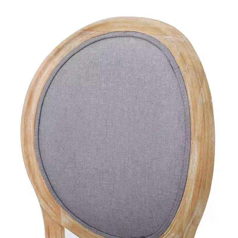 Chaises de salle à manger capitonnées GDFStudio Karter de style campagnard (lot de 2)