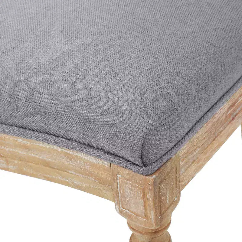 Chaises de salle à manger capitonnées GDFStudio Karter de style campagnard (lot de 2)