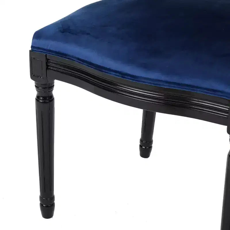 Chaises de salle à manger capitonnées GDFStudio Karter de style campagnard (lot de 2)