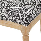 Chaises de salle à manger capitonnées GDFStudio Karter de style campagnard (lot de 2)