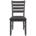 Ensemble de salle à manger rustique Whisen 6 pièces en bois avec 4 chaises et un banc