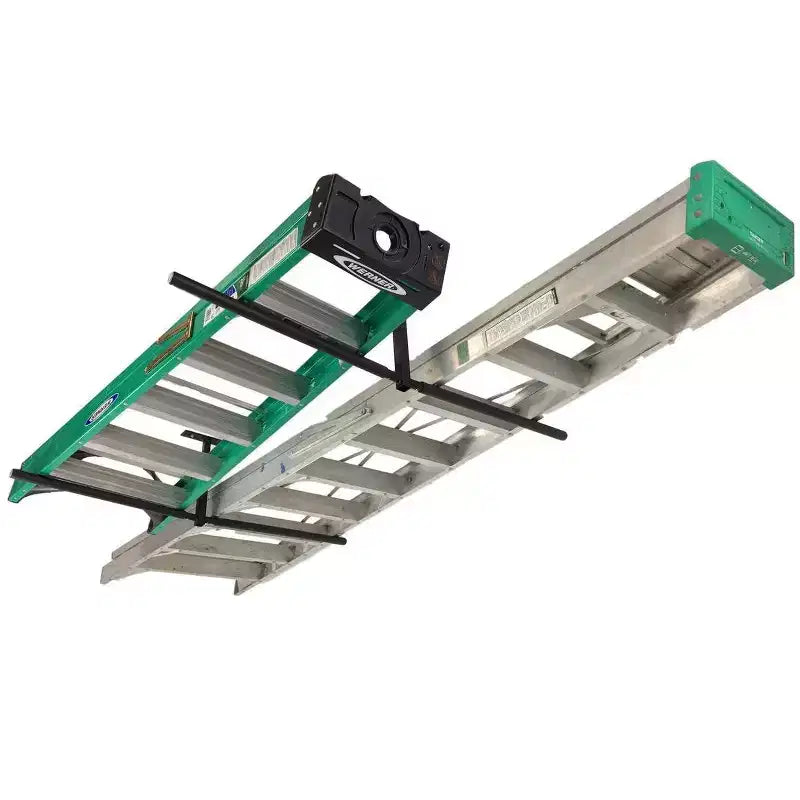 StoreYourBoard Hi-Port 2 | Rangement ajustable au plafond pour échelle | Double | Supporte 68 kg