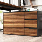 Bureau d'angle en L Famapy avec tiroirs