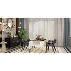 Buffet de cuisine Famapy noir avec placard de rangement