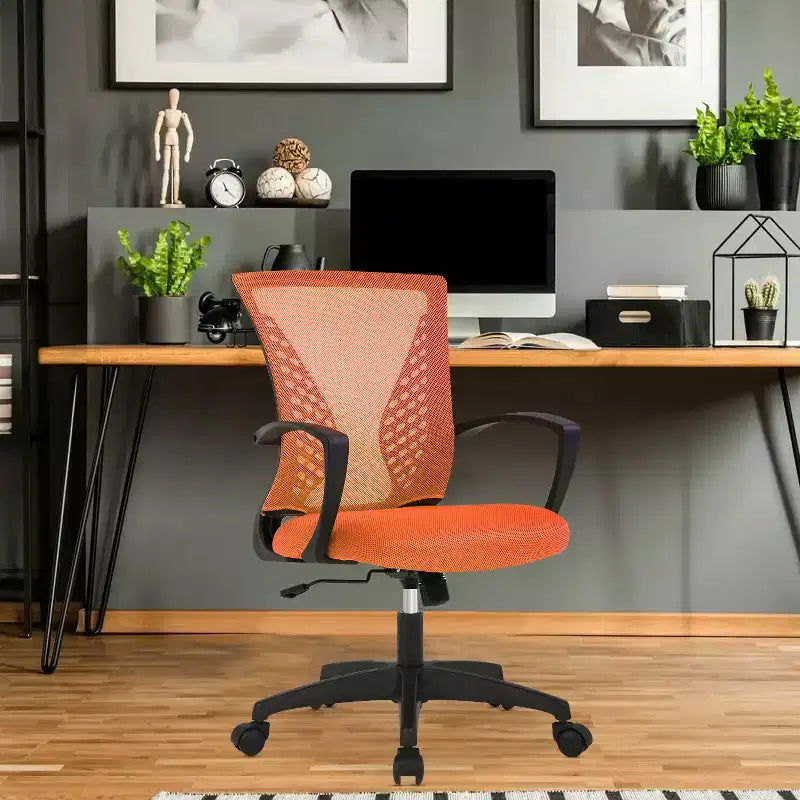 Chaise de bureau en maille BestMassage, chaise de bureau d'ordinateur, chaise de direction avec siège réglable en hauteur et dossier respirant