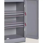 Meuble de Rangement pour Salle de Bain VASAGLE, Armoire de Salle de Bain au Sol avec 2 Portes, 2 Étagères Réglables, 30 x 60 x 100 cm, Autoportant