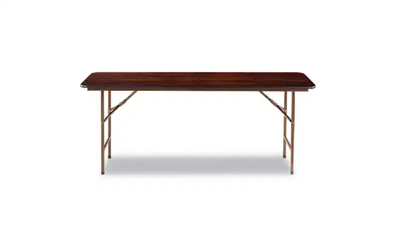 Table pliante en bois Alera, rectangulaire, 71,88 l x 17,75 P x 29,13 H, Acajou