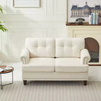 HYLEORY Ensemble de canapé 3 pièces en chenille pour salon avec canapé 3 places, causeuse 2 places, fauteuil simple, canapé rembourré pour salon, bureau