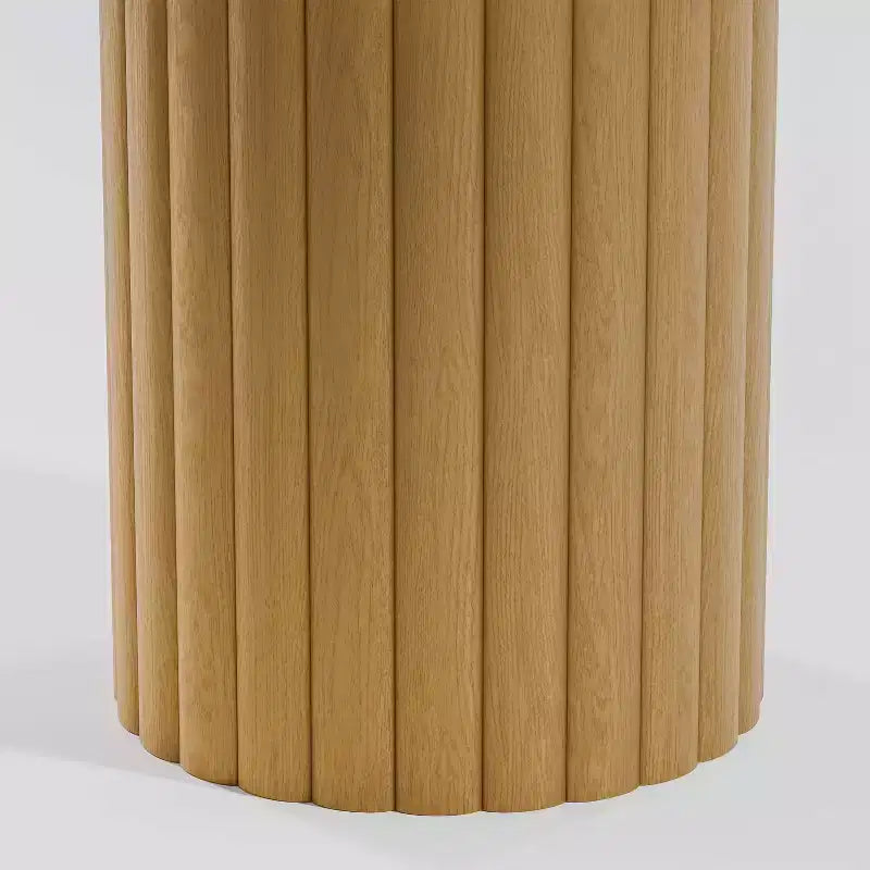 PexFix Table de salle à manger ronde en bois massif 46 Tables de cuisine