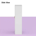 Armoire blanche Famapy 3 portes vitrées avec double penderie