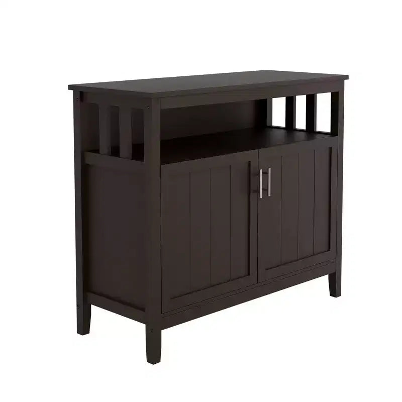 Buffet en bois AndMakers de 101,5 cm avec 2 portes et 1 étagère