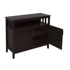 Buffet en bois AndMakers de 101,5 cm avec 2 portes et 1 étagère