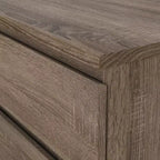 Tvilum, Commode double à 6 tiroirs Scottsdale, Chêne Truffle