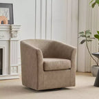 Fauteuil pivotant contemporain Christopher Knight Home Jackson en similicuir