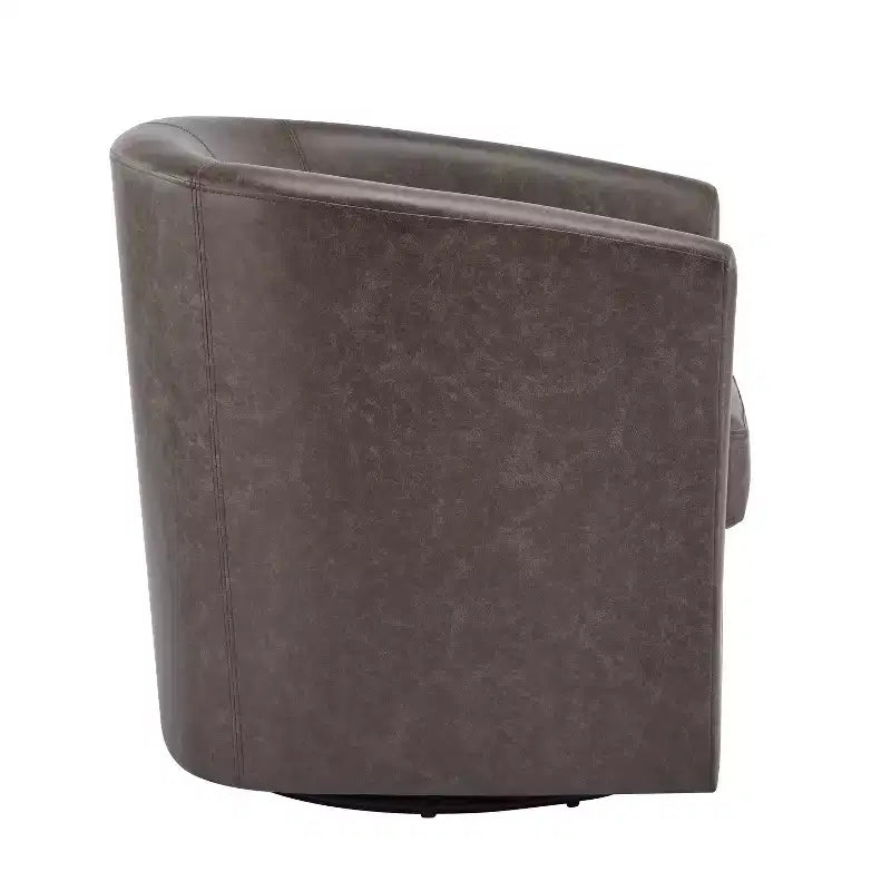 Fauteuil pivotant contemporain Christopher Knight Home Jackson en similicuir