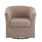 Fauteuil pivotant contemporain Christopher Knight Home Jackson en similicuir