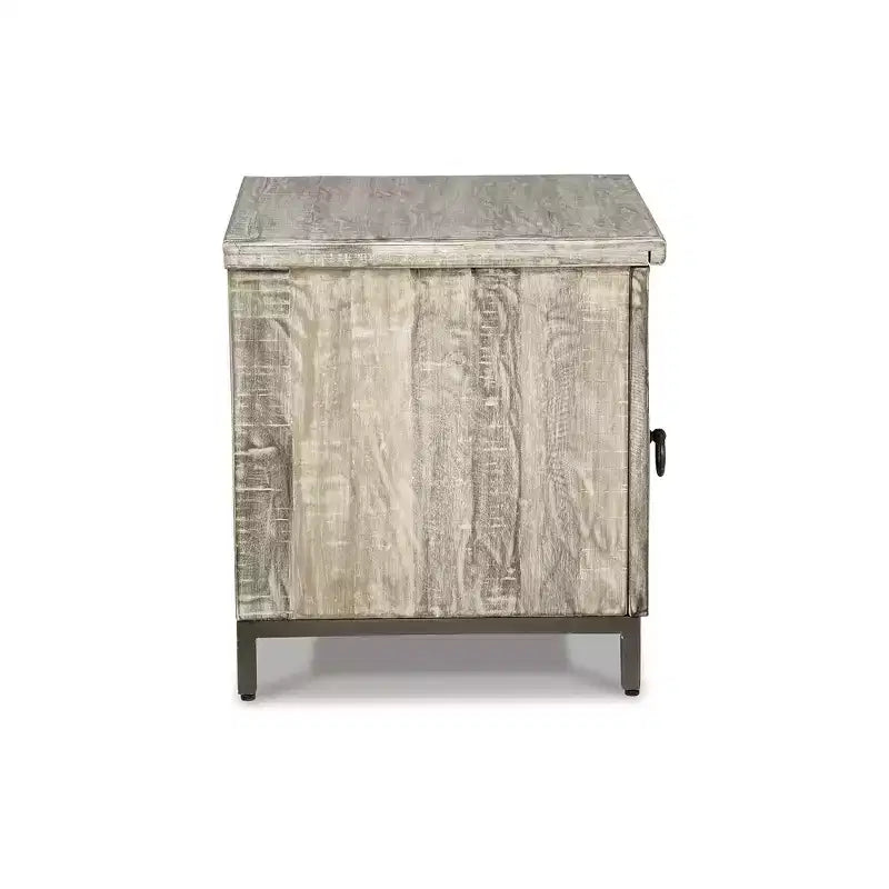 Meuble d'appoint décontracté Laddford de Signature Design by Ashley, finition blanchie