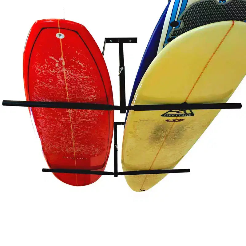 StoreYourBoard Hi-Port 2 Support de Rangement de Plafond Ajustable pour Planche de Surf | Double | Supporte 68 kg