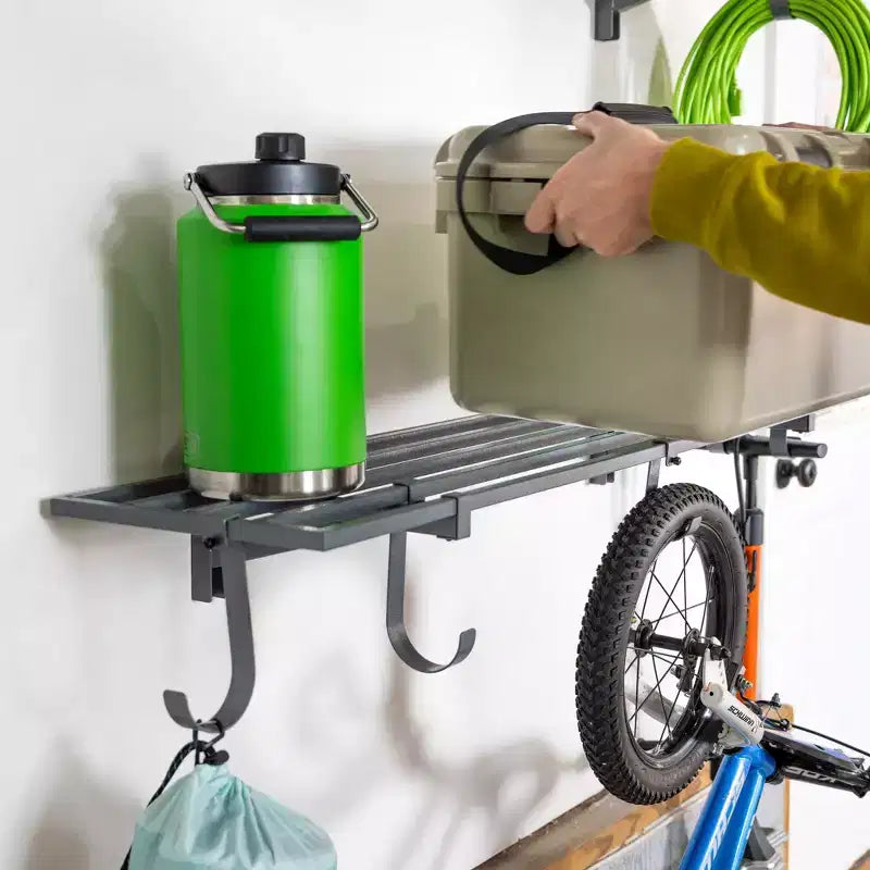 StoreYourBoard Étagères murales de garage Bristol 30 cm x 122 cm | Paquet de 2 | Gris