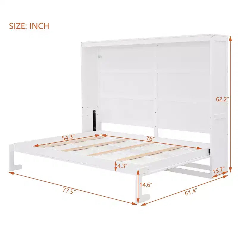 Lit escamotable Queen Size Whisen
