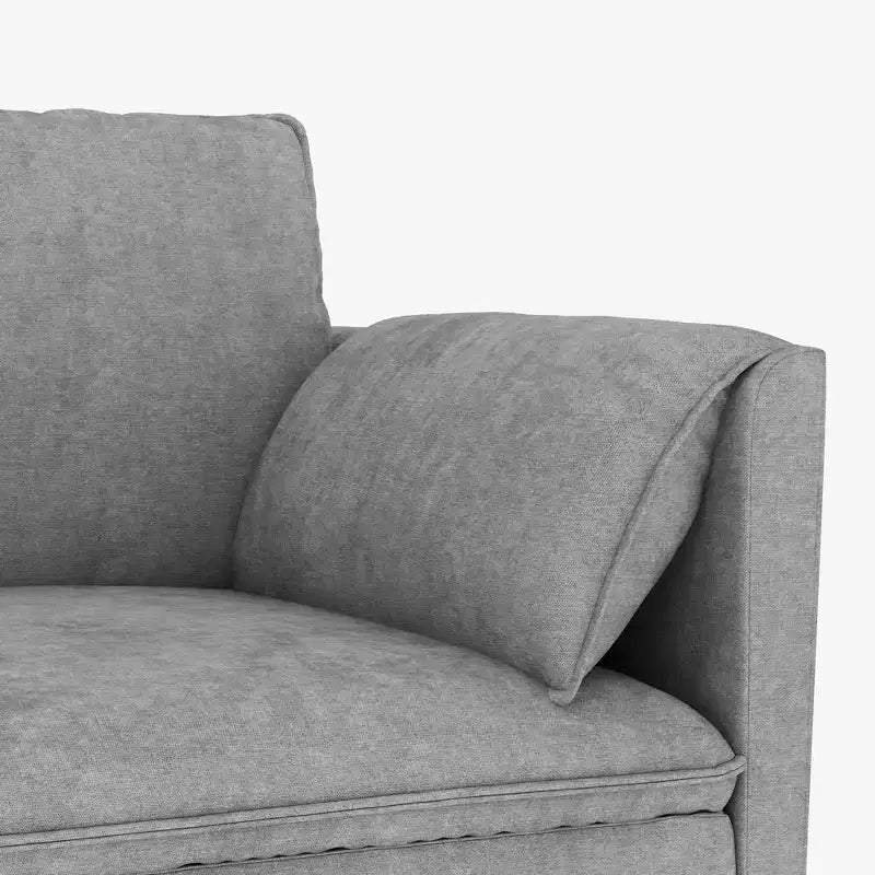 Christopher Knight Home Meroy Canapé Causeuse Moderne du Milieu du Siècle 74,27'' avec Poche Latérale