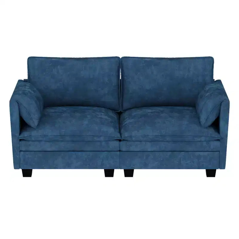 Christopher Knight Home Meroy Canapé Causeuse Moderne du Milieu du Siècle 74,27'' avec Poche Latérale
