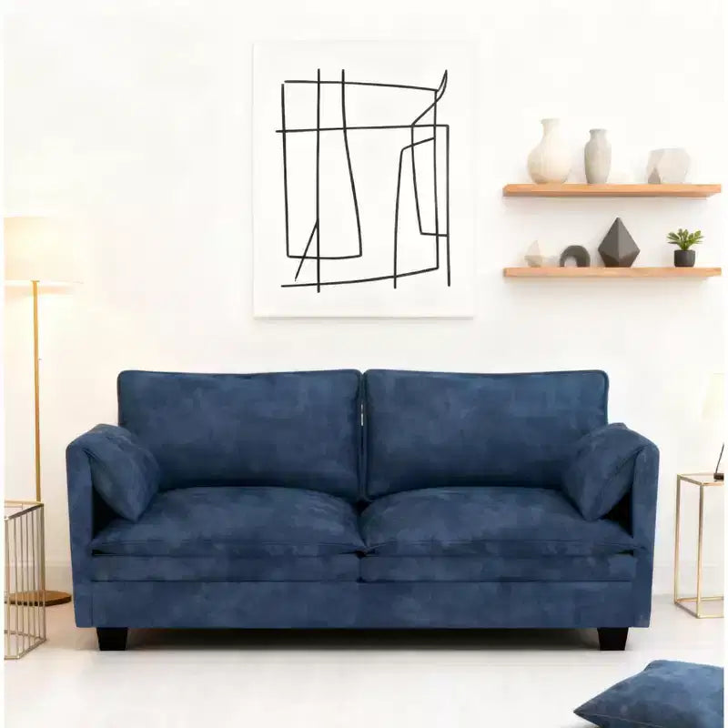 Christopher Knight Home Meroy Canapé Causeuse Moderne du Milieu du Siècle 74,27'' avec Poche Latérale