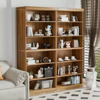 Meuble d'appoint en bois PexFix 36x31x16 avec étagère réglable, sans porte, naturel