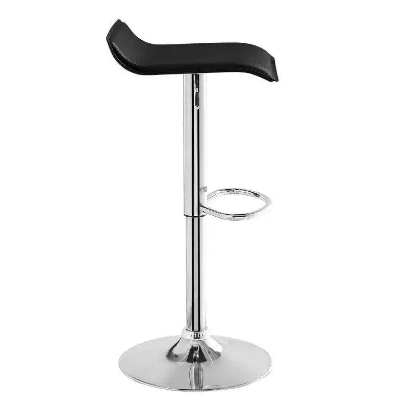 VECELO Lot de 2 tabourets de bar, tabourets de bar de comptoir avec barre pivotante et hauteur réglable, tabourets de bar pour cuisine/bar/salle à manger/salon