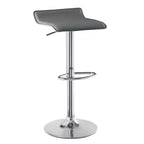 VECELO Lot de 2 tabourets de bar, tabourets de bar de comptoir avec barre pivotante et hauteur réglable, tabourets de bar pour cuisine/bar/salle à manger/salon