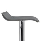 VECELO Lot de 2 tabourets de bar, tabourets de bar de comptoir avec barre pivotante et hauteur réglable, tabourets de bar pour cuisine/bar/salle à manger/salon