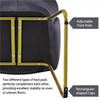 Yaheetech Lot de 2 fauteuils en velours en forme de fleur pour salon et chambre à coucher
