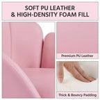 Yaheetech Lot de 2 fauteuils en velours en forme de fleur pour salon et chambre à coucher